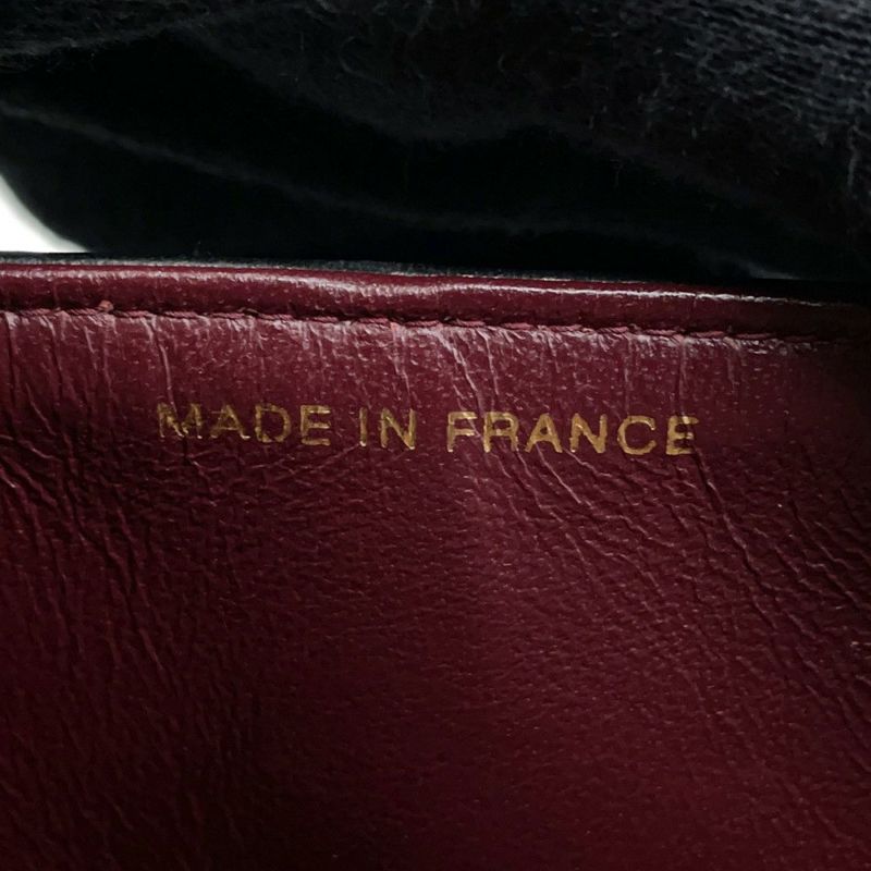 シャネル チェーンショルダーバッグ マトラッセ23 ココマーク ダブルチェーン ラムスキン A01113 CHANEL 黒