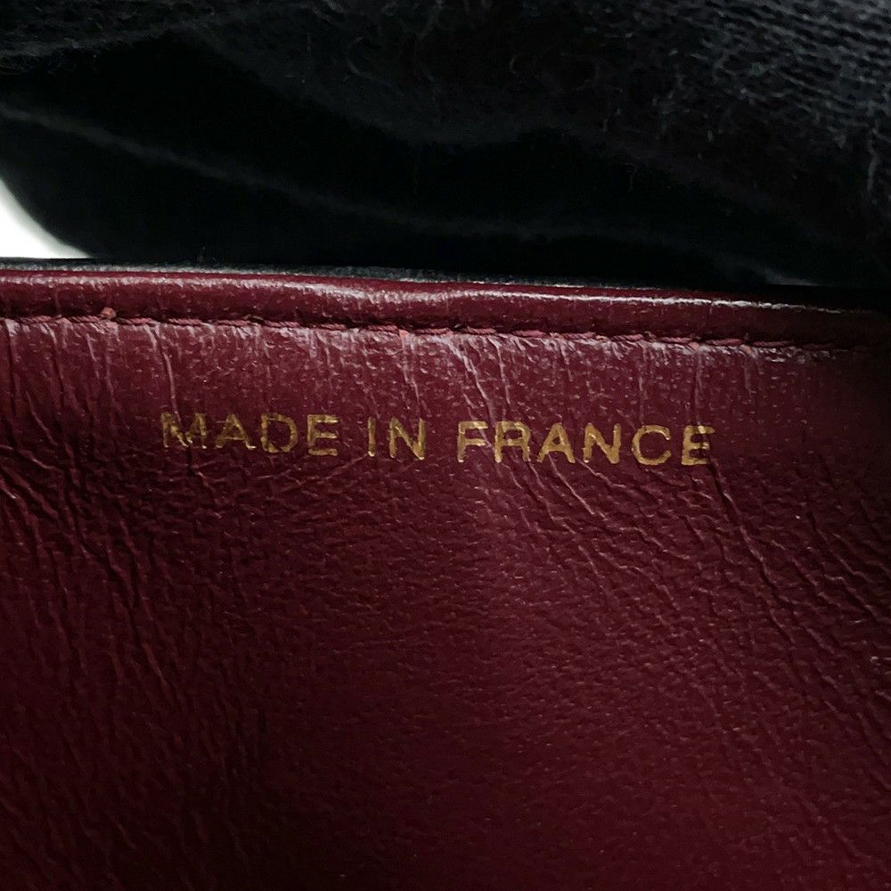 シャネル チェーンショルダーバッグ マトラッセ23 ココマーク ダブルチェーン ラムスキン A01113 CHANEL 黒