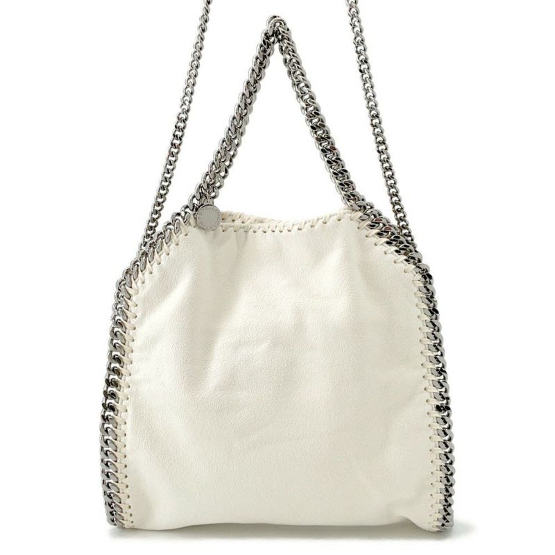 ステラマッカートニー チェーンショルダーバッグ ファラベラ ミニ トート 371223 Stella McCartney 2way 白