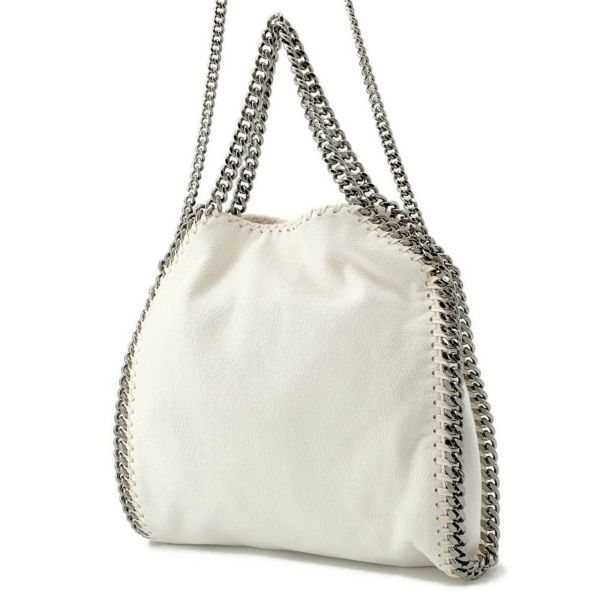 ステラマッカートニー チェーンショルダーバッグ ファラベラ ミニ トート 371223 Stella McCartney 2way 白