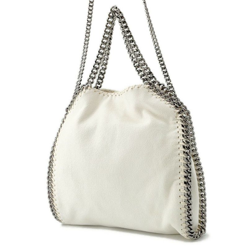 ステラマッカートニー チェーンショルダーバッグ ファラベラ ミニ トート 371223 Stella McCartney 2way 白