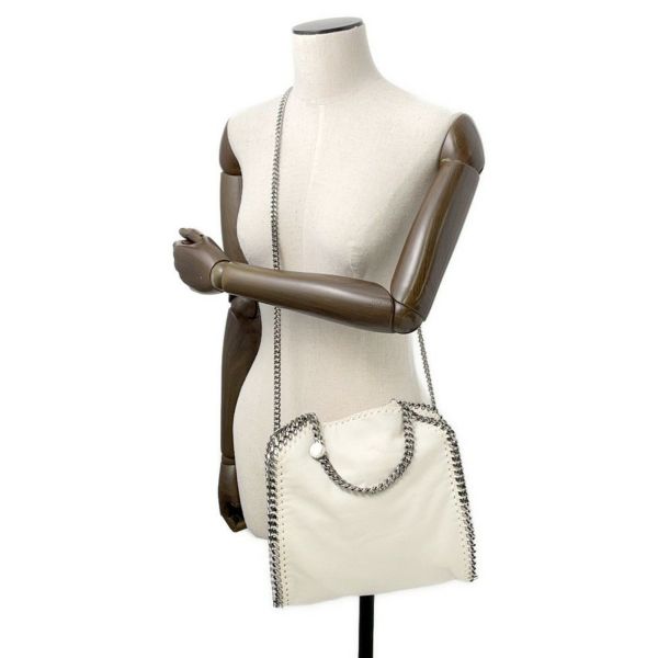 ステラマッカートニー チェーンショルダーバッグ ファラベラ ミニ トート 371223 Stella McCartney 2way 白