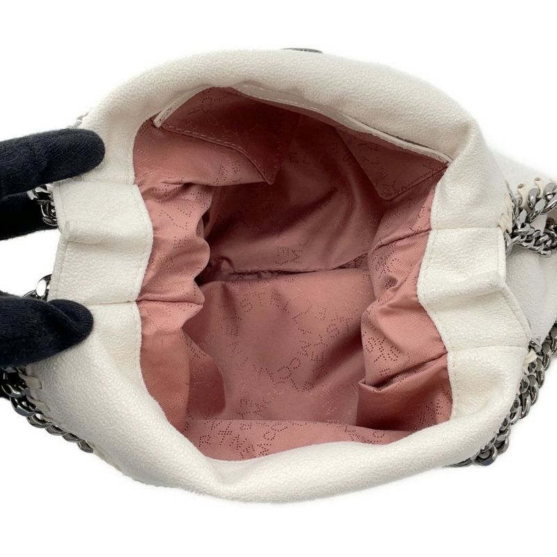 ステラマッカートニー チェーンショルダーバッグ ファラベラ ミニ トート 371223 Stella McCartney 2way 白