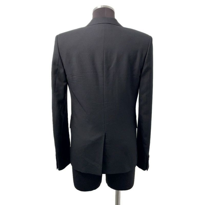 サンローランパリ ジャケット 2Bテーラード メンズサイズ44 507472 SAINT LAURENT PARIS 黒