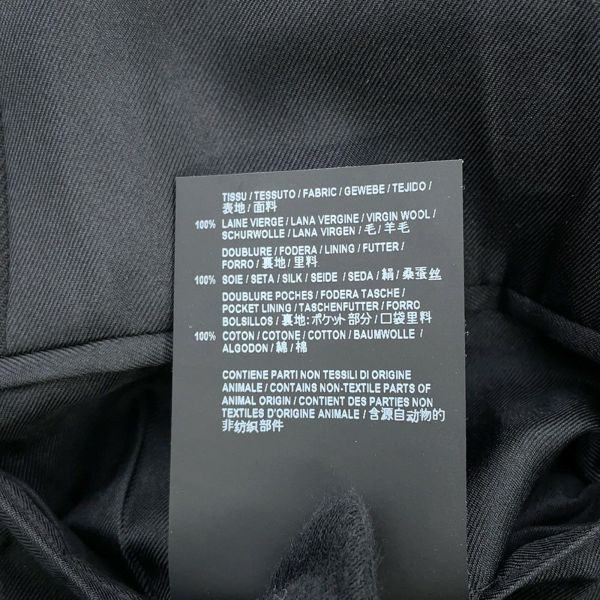 サンローランパリ ジャケット 2Bテーラード メンズサイズ44 507472 SAINT LAURENT PARIS 黒