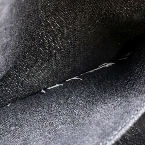 プラダ トートバッグ カナパ CANAPA デニム 1BG439 PRADA 2wayショルダーバッグ 黒