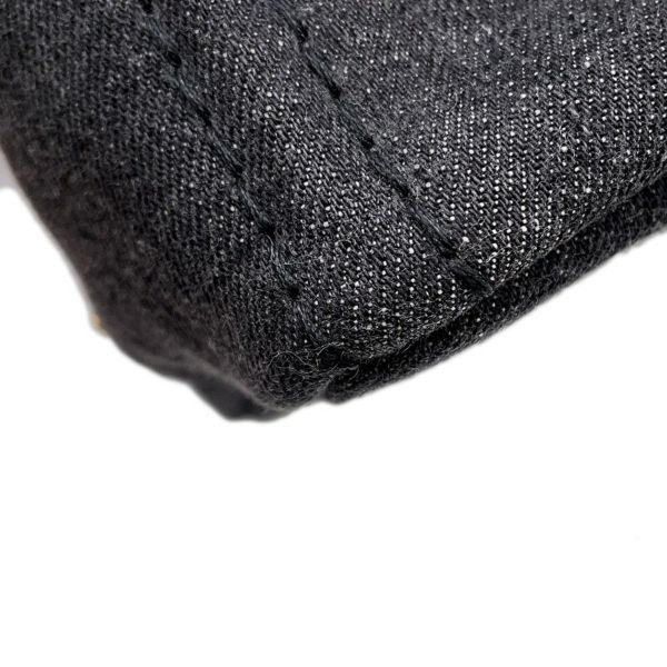 プラダ トートバッグ カナパ CANAPA デニム 1BG439 PRADA 2wayショルダーバッグ 黒