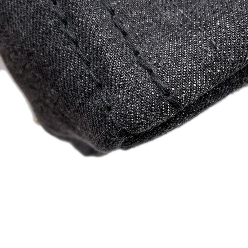 プラダ トートバッグ カナパ CANAPA デニム 1BG439 PRADA 2wayショルダーバッグ 黒