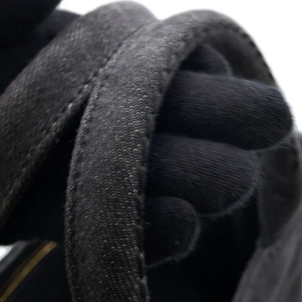 プラダ トートバッグ カナパ CANAPA デニム 1BG439 PRADA 2wayショルダーバッグ 黒