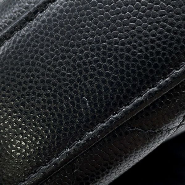 シャネル ハンドバッグ マトラッセ ココハンドル ミニミニ キャビアスキン AP4244 2wayチェーンショルダーバッグ 黒