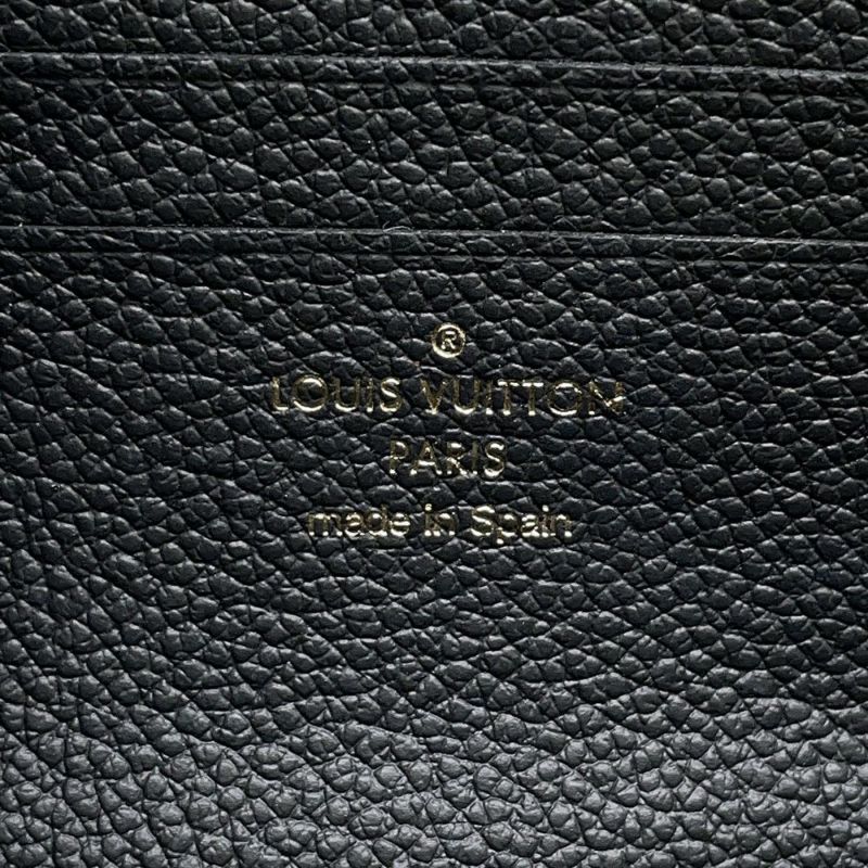 ルイヴィトン チェーンウォレット モノグラム・アンプラント ウォレット オン チェーン・アイビー M82154 2way 黒 ブラック