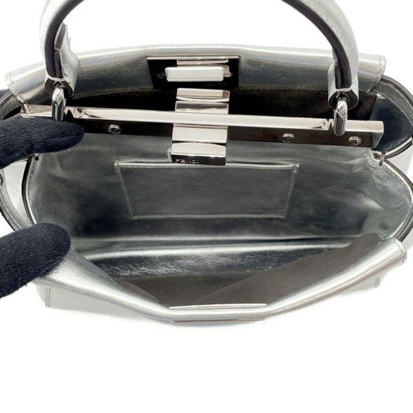 フェンディ ハンドバッグ ミニ ピーカブー セレリア レザー FENDI 2wayショルダー