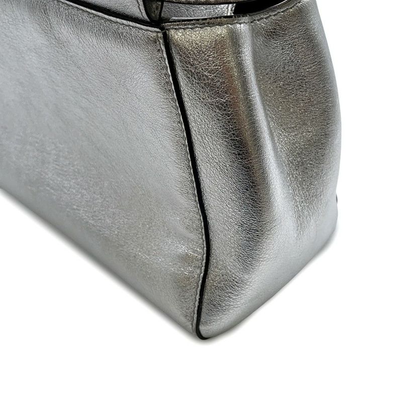 フェンディ ハンドバッグ ミニ ピーカブー セレリア レザー FENDI 2wayショルダー