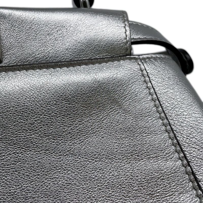 フェンディ ハンドバッグ ミニ ピーカブー セレリア レザー FENDI 2wayショルダー