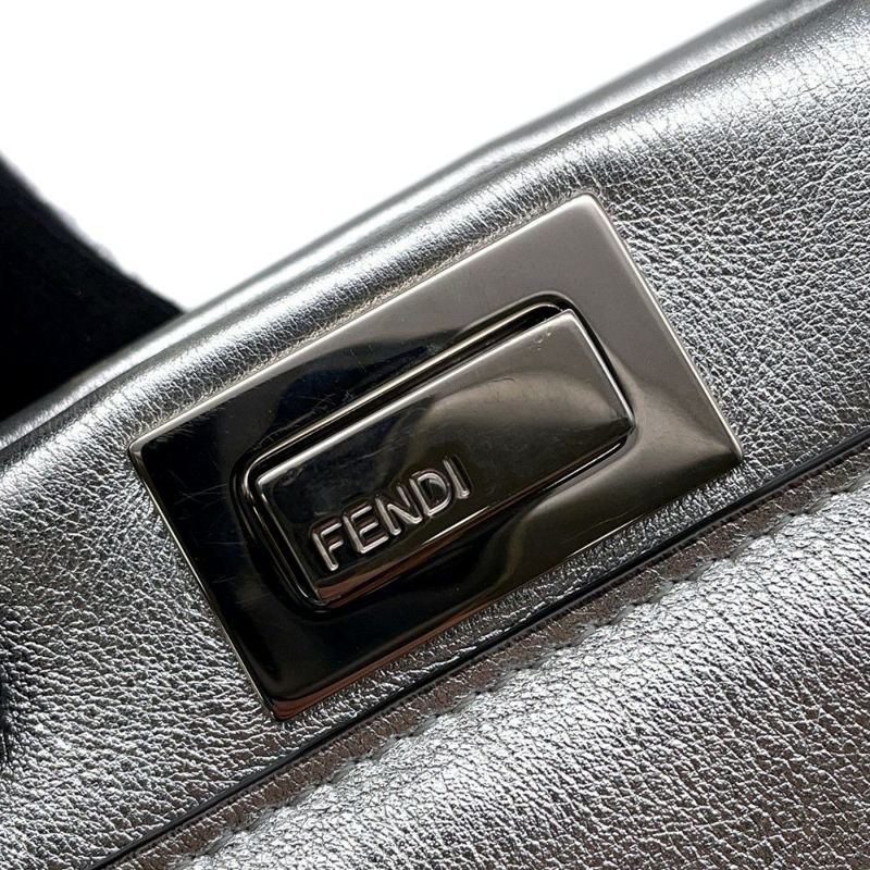 フェンディ ハンドバッグ ミニ ピーカブー セレリア レザー FENDI 2wayショルダー