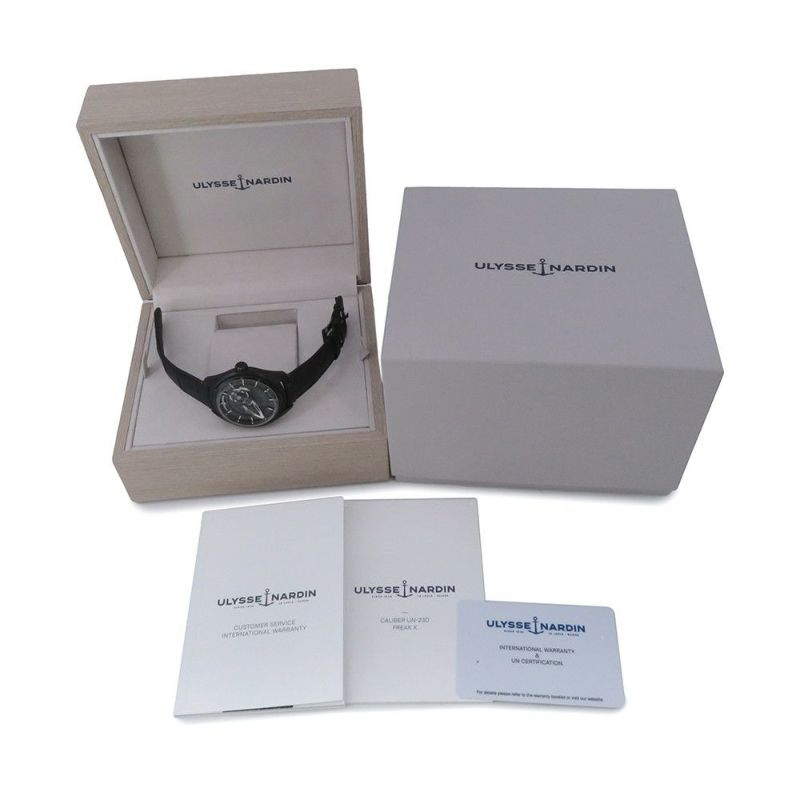 ユリスナルダン フリークX 2303-270 ULYSSE NARDIN 腕時計 黒文字盤