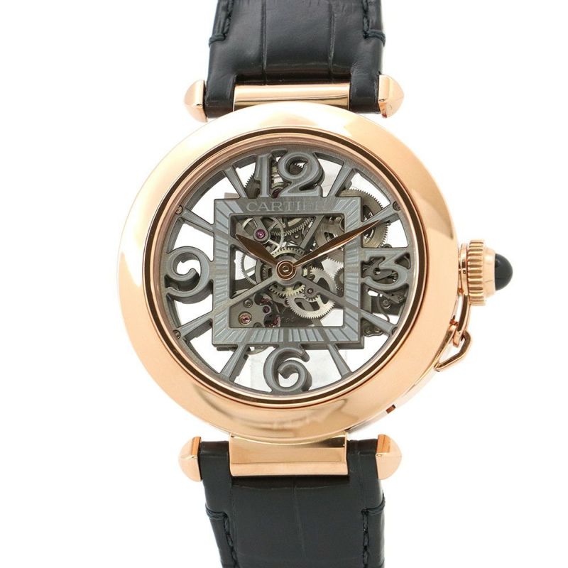 カルティエ パシャ ドゥ カルティエ WHPA0018 Cartier 腕時計 スケルトン文字盤