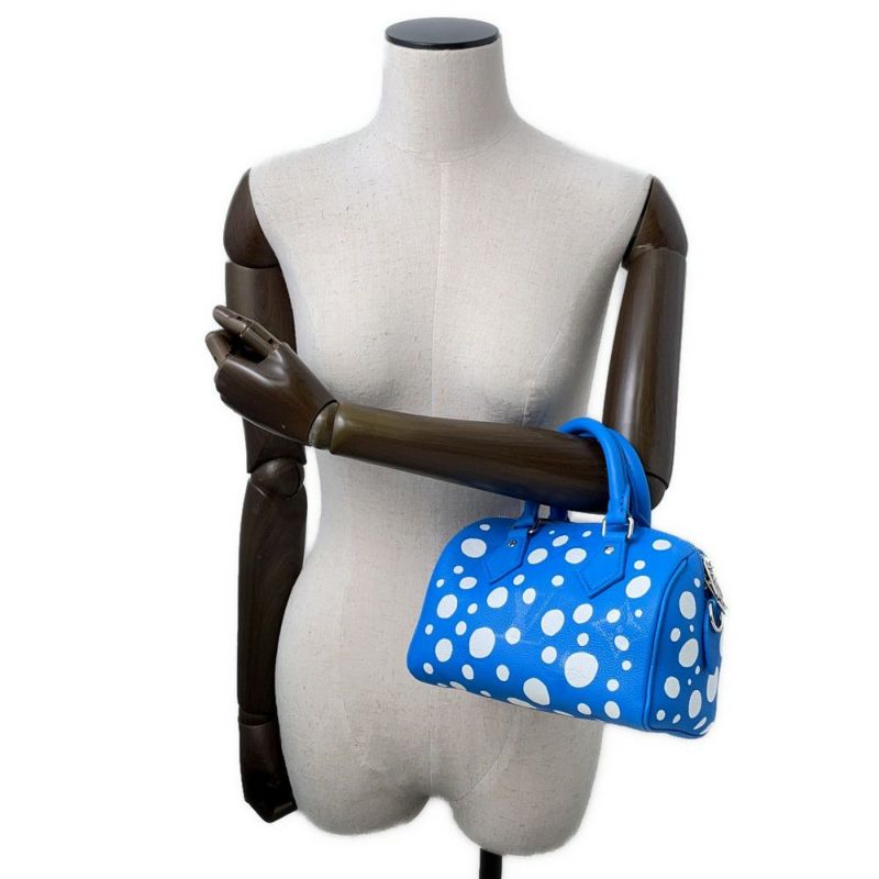 ルイヴィトン ハンドバッグ モノグラム・アンプラント スピーディ・バンドリエール20 LV × YK M46425 草間彌生 コラボ