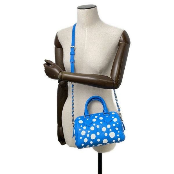 ルイヴィトン ハンドバッグ モノグラム・アンプラント スピーディ・バンドリエール20 LV × YK M46425 草間彌生 コラボ