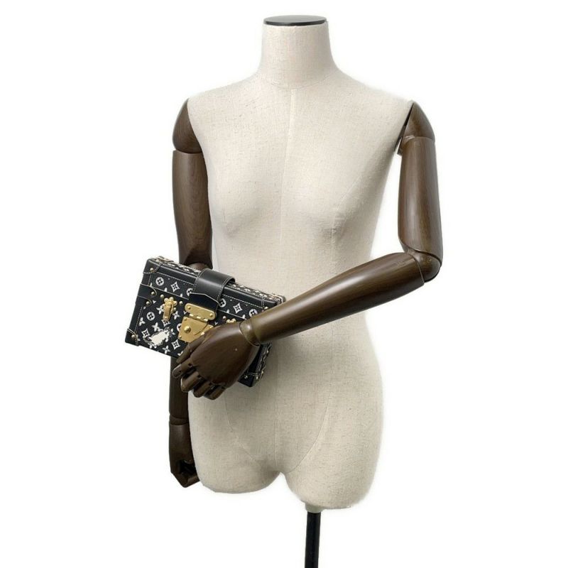 ルイヴィトン ショルダーバッグ モノグラム キャットグラム プティット マル M44437 2wayクラッチバッグ ブラック 黒