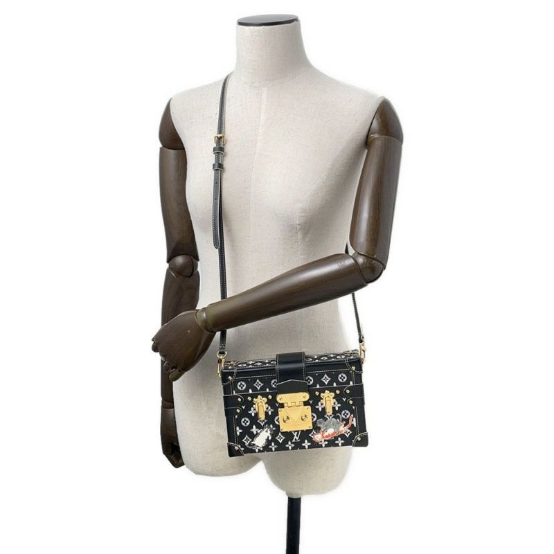 ルイヴィトン ショルダーバッグ モノグラム キャットグラム プティット マル M44437 2wayクラッチバッグ ブラック 黒