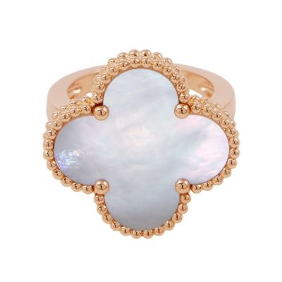 【美品】ヴァンクリーフ＆アーペル　スウィートアルハンブラ マザーオブパール Van Cleef ＆ Arpels ヴァンクリーフ&アーペル スウィート