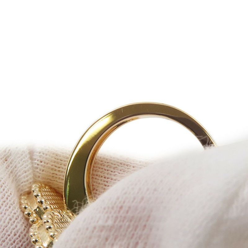 ヴァンクリーフ＆アーペル リング マジック アルハンブラ リング マザーオブパール K18YGイエローゴールド サイズ48 VCARF78900