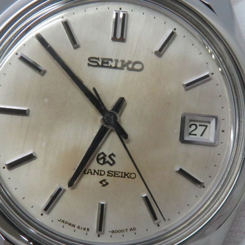 セイコー グランドセイコー 61GS 6145-8000 SEIKO 腕時計 シルバー文字盤