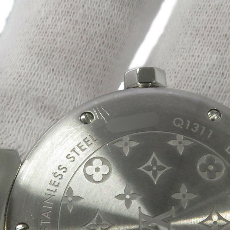 ルイヴィトン タンブール Q1311 LOUIS VUITTON 腕時計 ブラウン文字盤