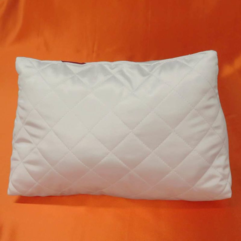 バッグクッション ケリー32 専用 まくら サテン ホワイト 型崩れ防止 保管用 ガーデンパーティー30 TPM 即納 オリジナル 新品 プレゼント ご褒美