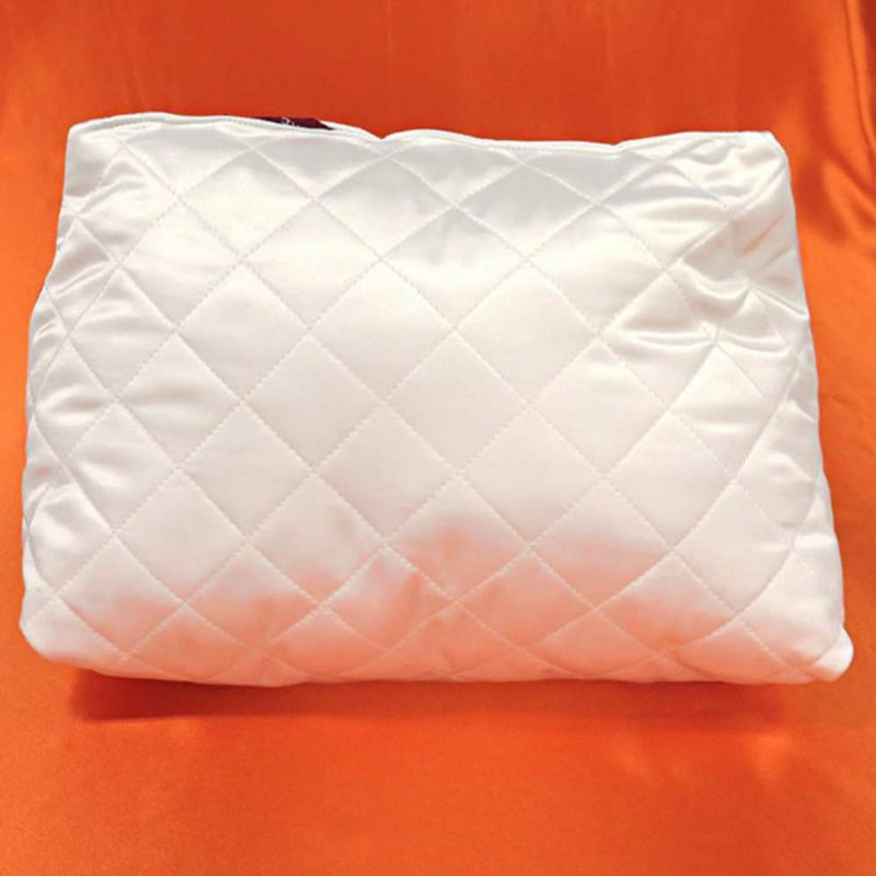 バッグクッション バーキン35 専用 まくら サテン ホワイト 型崩れ防止 保管用 ボリード35 バーキン40 新品 保存袋付き プレゼント