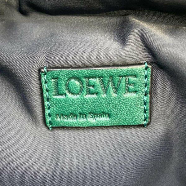 ロエベ ボディバッグ パフィー レザー 335.73.W75 LOEWE ショルダーバッグ グリーン