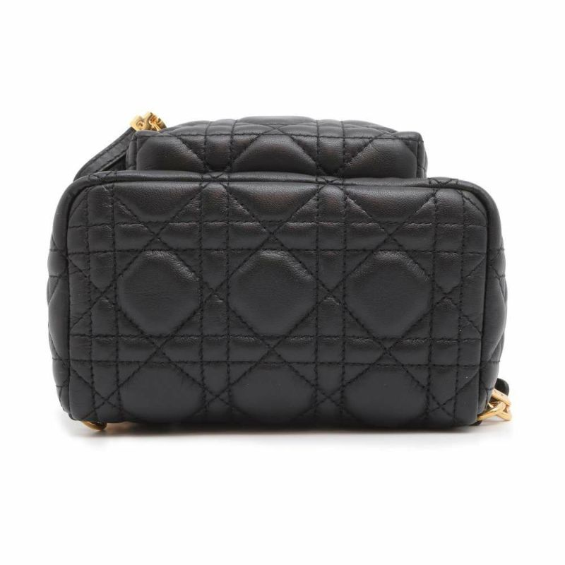 クリスチャン・ディオール リュック カナージュ ミニ M9222UNGF Christian Dior バッグ バックパック 黒