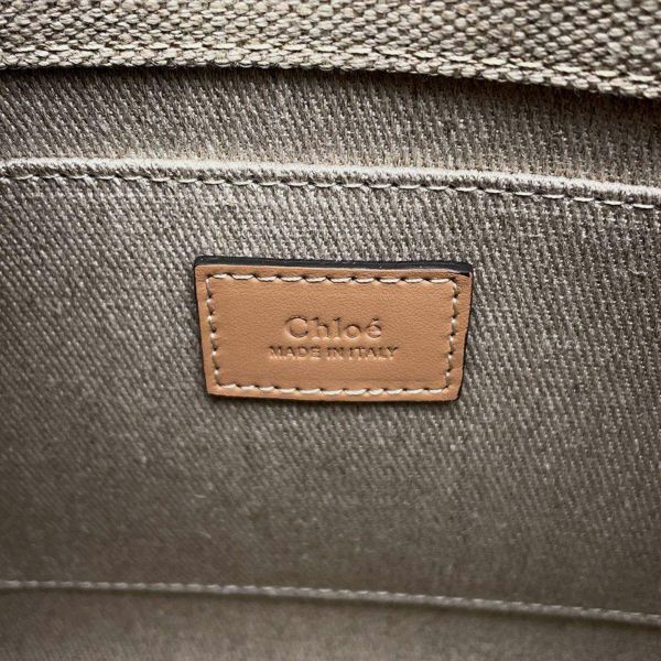 クロエ ハンドバッグ ウッディ トート スモール キャンバス CHC22AS397I2690Z Chloe バッグ 2wayショルダーバッグ