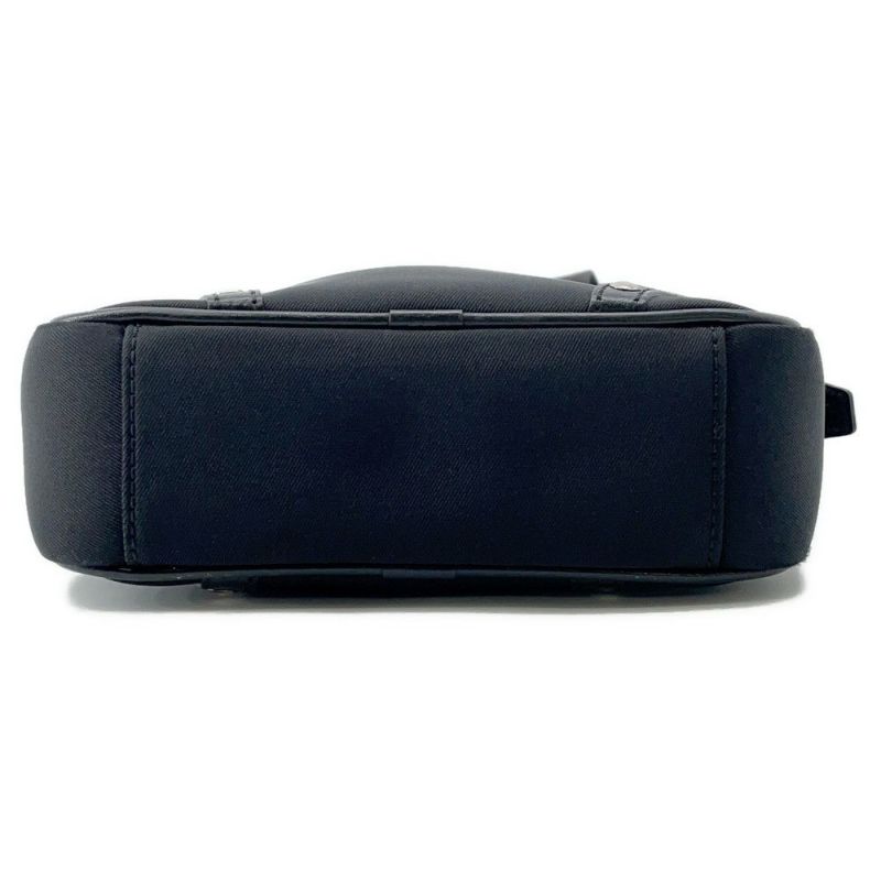 バーバリー ショルダーバッグ チェック キャンバス レザー BURBERRY バッグ 黒