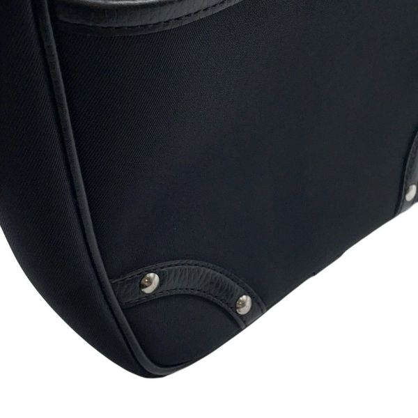 バーバリー ショルダーバッグ チェック キャンバス レザー BURBERRY バッグ 黒