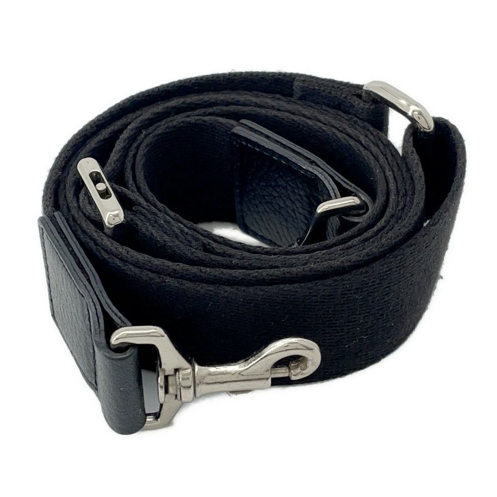 バーバリー ショルダーバッグ チェック キャンバス レザー BURBERRY バッグ 黒