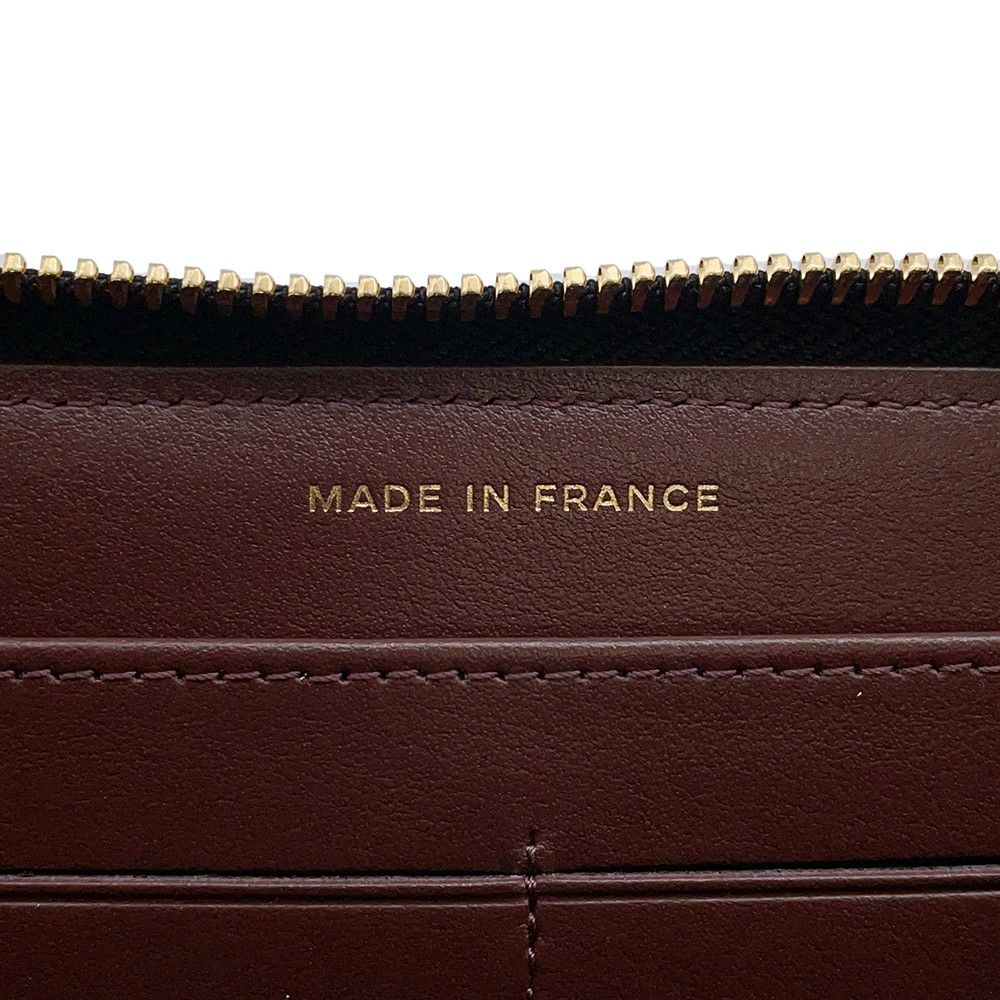 シャネル 長財布 マトラッセ クラシック ロング ジップ ウォレット ココマーク キャビアスキン A50097 CHANEL 黒