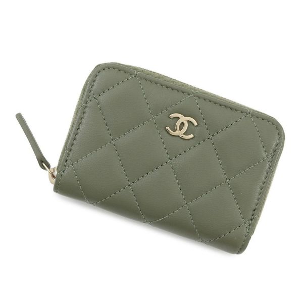 シャネル コインケース マトラッセ ココマーク ラムスキン AP0216 CHANEL 財布