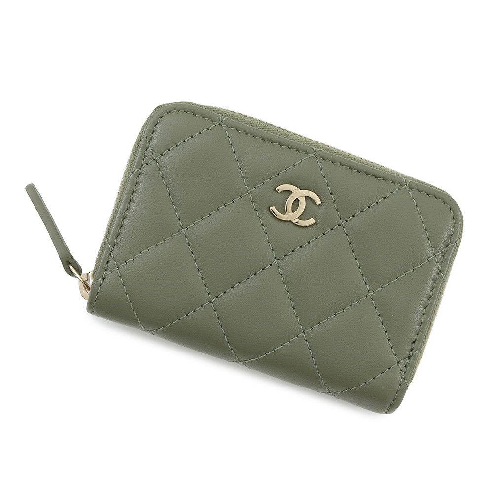 シャネル コインケース マトラッセ ココマーク ラムスキン AP0216 CHANEL 財布