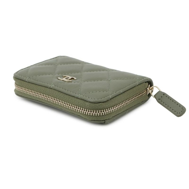 シャネル コインケース マトラッセ ココマーク ラムスキン AP0216 CHANEL 財布