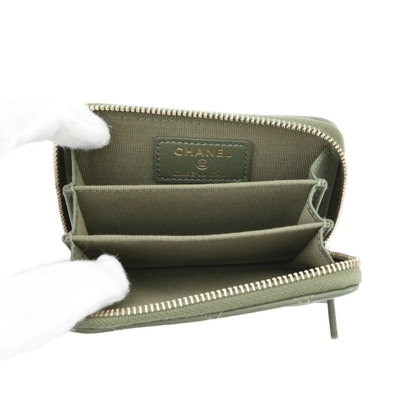 シャネル コインケース マトラッセ ココマーク ラムスキン AP0216 CHANEL 財布