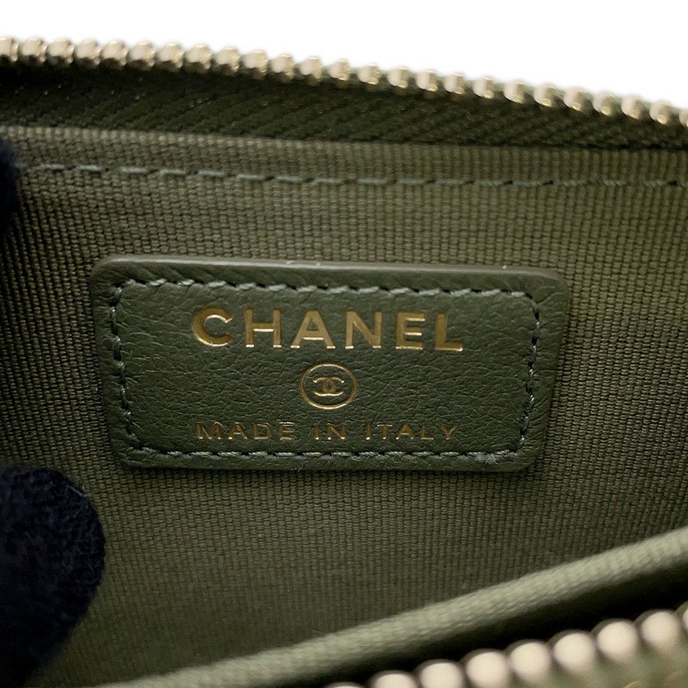 シャネル コインケース マトラッセ ココマーク ラムスキン AP0216 CHANEL 財布
