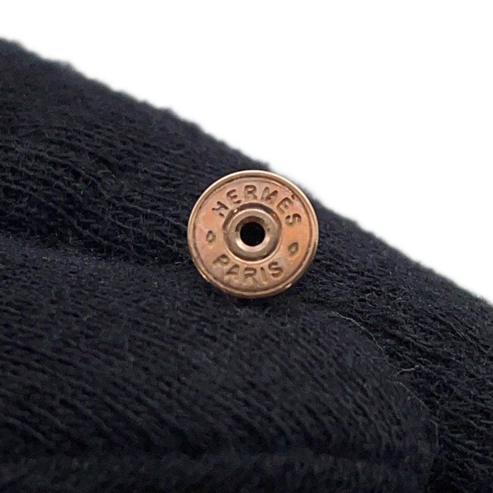 エルメス ピアス ミニ・ポップアッシュ マロングラッセ/ピンクゴールド金具 Hモチーフ HERMES Pop H ポップH