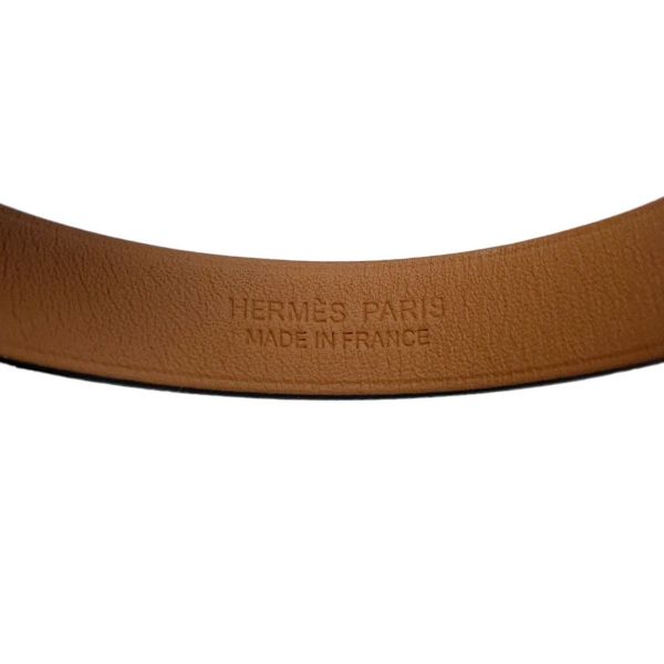 エルメス ブレスレット トゥナイト ネイビー/シルバー金具 エプソン B刻印 サイズT5 HERMES メンズ アクセサリー