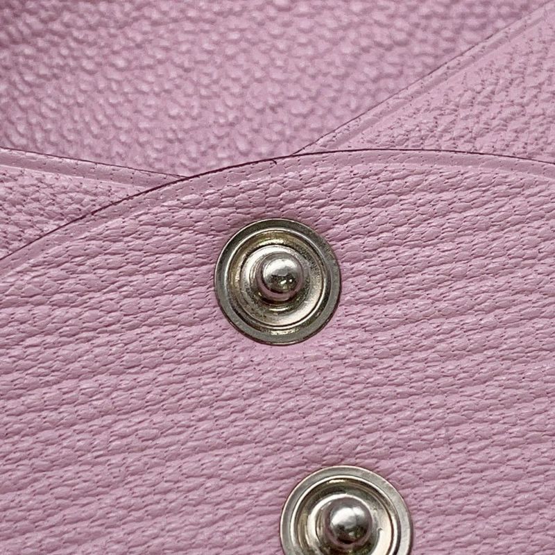 エルメス コインケース カルヴィ デュオ モーヴシルベストル/シルバー金具 シェブルミゾル U刻印 財布 シェーブル