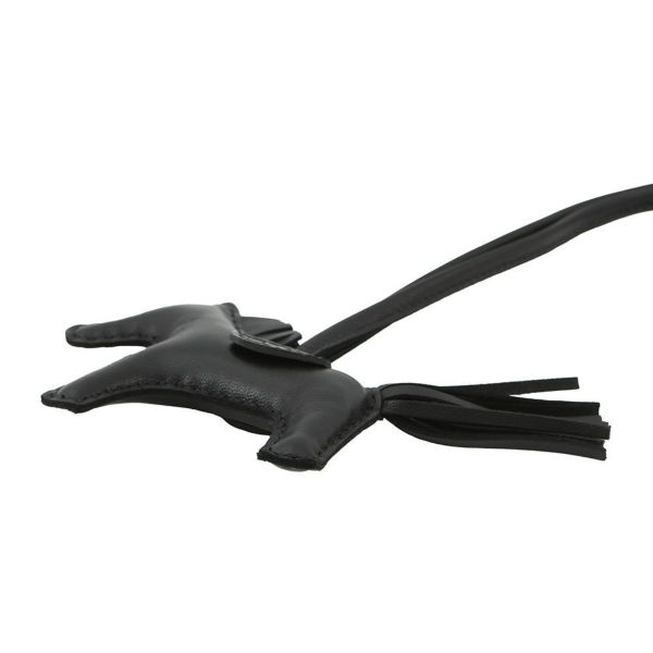 エルメス バッグチャーム ロデオ PM タッチ ブラック ラムスキン/アリゲータマット Z刻印 黒