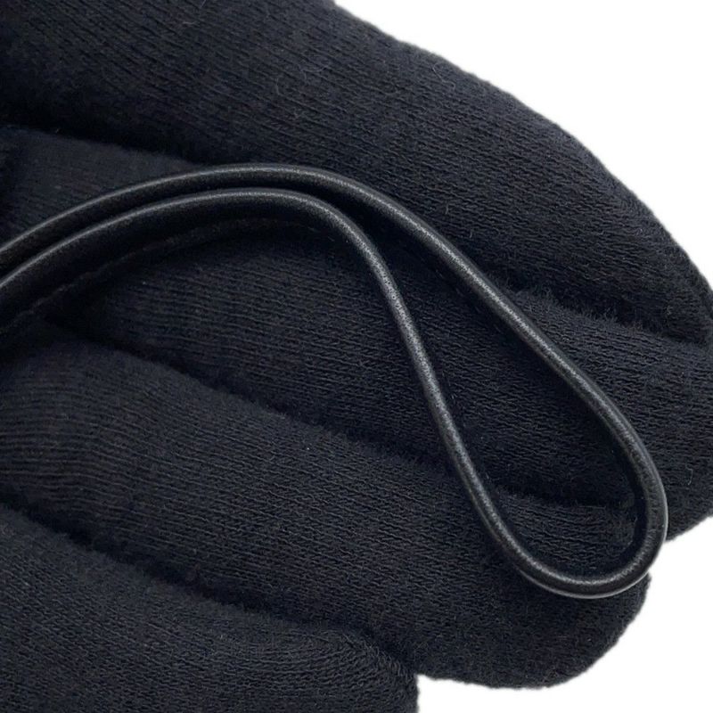 エルメス バッグチャーム ロデオ PM タッチ ブラック ラムスキン/アリゲータマット Z刻印 黒