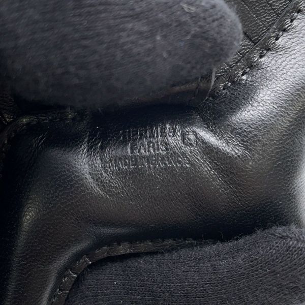 エルメス バッグチャーム ロデオ PM タッチ ブラック ラムスキン/アリゲータマット Z刻印 黒