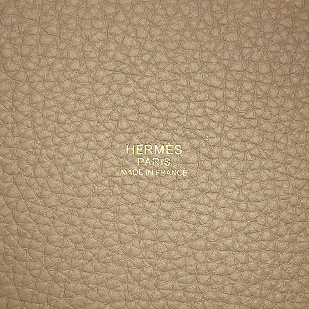 エルメス ハンドバッグ ピコタンロックPM ベージュマルファ/ゴールド金具 トリヨンクレマンス W刻印